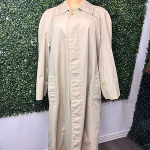 Beige Long Trench Coat
